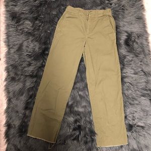 TopShop Green BootCut Flare Pants